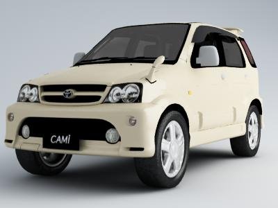 toyota cami 3D Model .c4d .max .obj .3ds .fbx .stl .blend 
