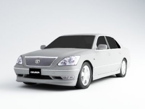 toyota celsior Modelo 3D