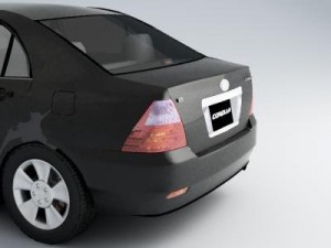 toyota corolla 3D मॉडल