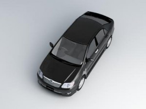 toyota corolla 3D मॉडल