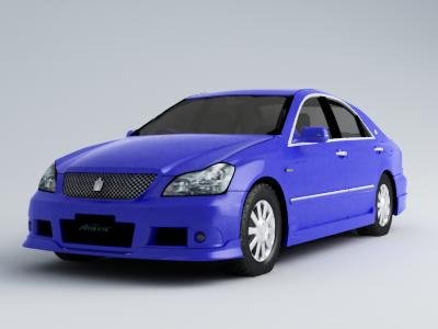 toyota crownathlete 3D 모델 .c4d .max .obj .3ds .fbx .stl .blend 