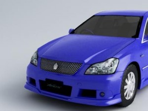 toyota crownathlete 3D 모델