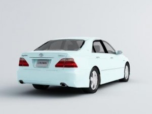 toyota crownroyal 3Dモデル