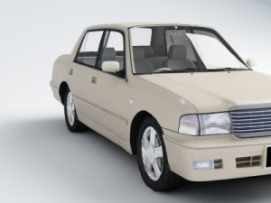 toyota crown sedan 3D-Modell