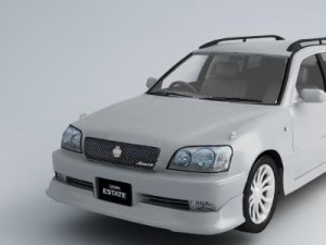 toyota eatate 3D मॉडल