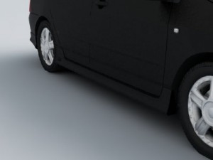 toyota fielder 3D 모델