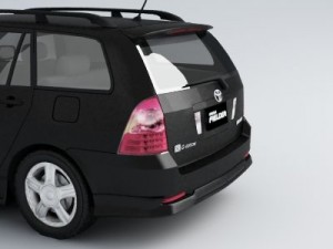 toyota fielder 3D 모델