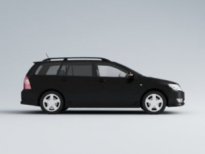 toyota fielder 3D 모델