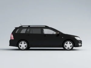 toyota fielder 3D Model