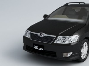 toyota fielder 3D 모델