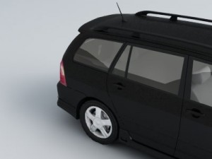 toyota fielder 3D 모델