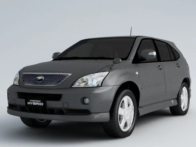 toyota harrier hybrid 3D Model .c4d .max .obj .3ds .fbx .stl .blend 