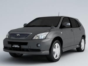toyota harrier hybrid Modelo 3D