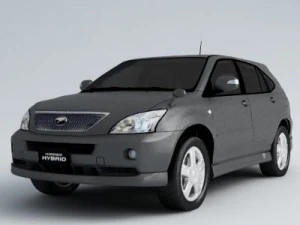 toyota harrier hybride Modèle 3D