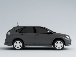 toyota harrier hybrid 3D Модель