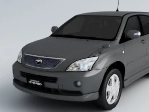 toyota harrier hybrid 3D Model