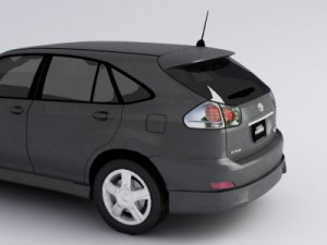 toyota harrier hybrid 3D Модель