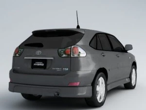 toyota harrier hybrid 3D Model