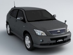 toyota harrier hybrid 3D Модель