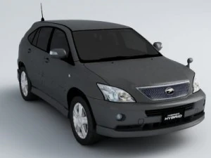 toyota harrier hybrid 3D Model