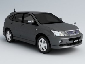 toyota harrier hybrid 3D Модель