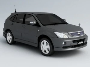 toyota harrier hybrid 3D Model