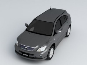 toyota harrier hybrid 3D Модель