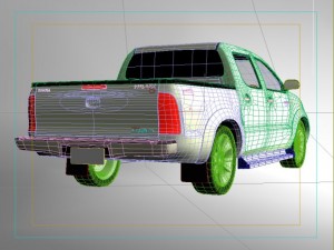 toyota hilux vigo 3D 모델