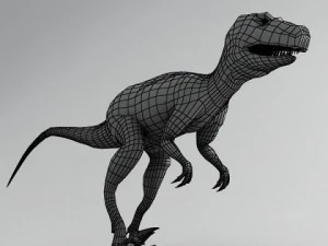 deinonychus 3D Model