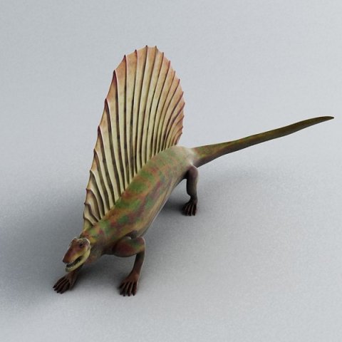 edaphosaurus Modello 3D .c4d .max .obj .3ds .fbx .stl .blend