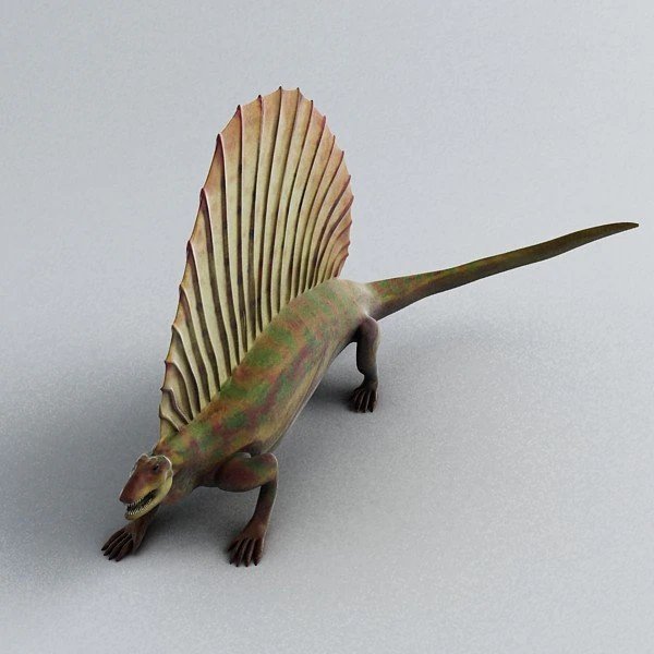 edaphosaurus 3D Model .c4d .max .obj .3ds .fbx .stl .blend 