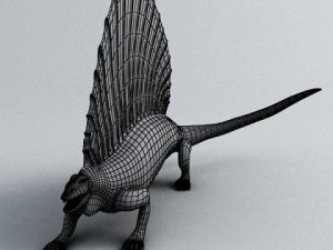 edaphosaurus Modello 3D