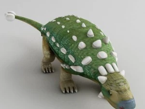 유오플로세팔루스 3D 모델