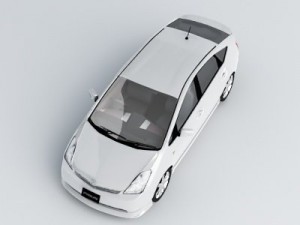 toyota prius 3d car model 3D Model