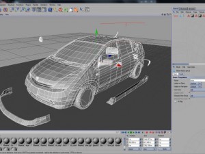 toyota prius 3d car model 3D Model