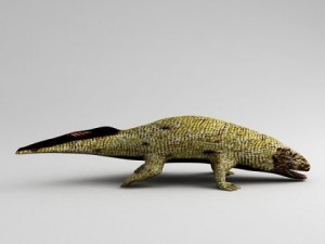 ichthyostega 3D-Modell