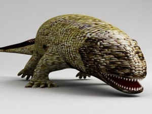 ichthyostega 3D-Modell