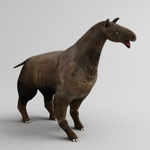 indricotherium 3D 모델 .c4d .max .obj .3ds .fbx .stl .blend 