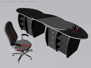 computer table Modèle 3D