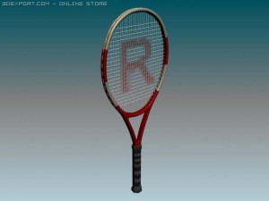 tennis racket Modello 3D