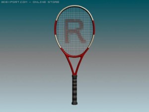tennis racket Modello 3D