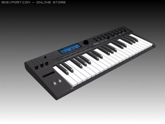 papan ketik Model 3D .c4d .max .obj .3ds .fbx .stl .blend 