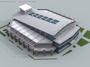 sporting club 01 Modello 3D