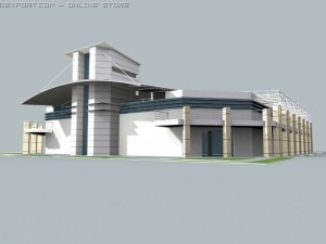 sporting club 01 Model 3D
