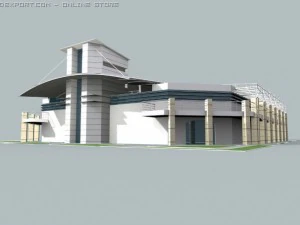 sporting club 01 3D Model