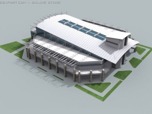 sporting club 01 Model 3D