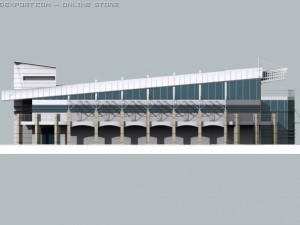 sporting club 01 Model 3D