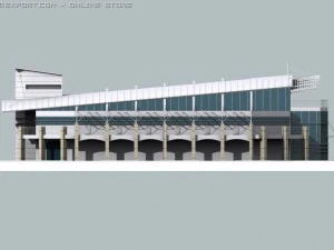 sporting club 01 3D Model