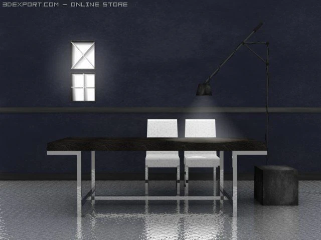 scene 4 radiosity 3D Model .c4d .max .obj .3ds .fbx .stl .blend 