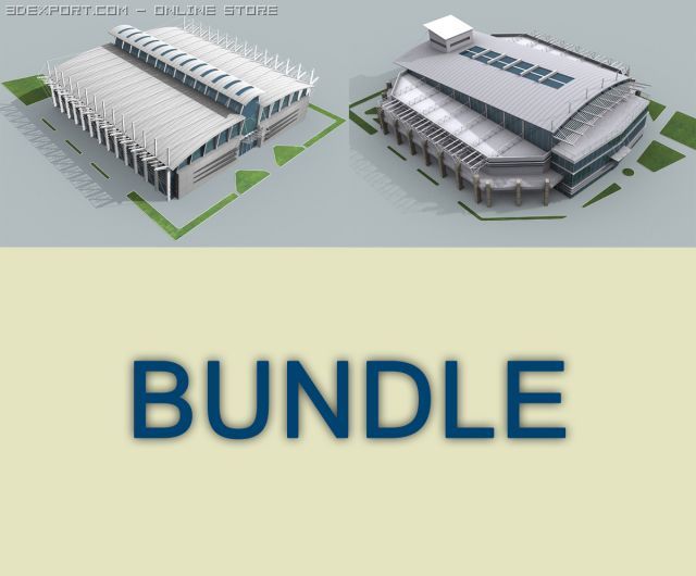 sporting club bundle 3D 模型 .c4d .max .obj .3ds .fbx .stl .blend 